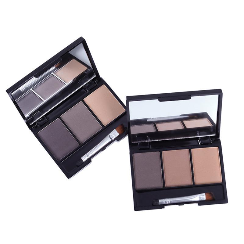 Long lasting waterproof and sweat proof seal 3 color eyebrow powder